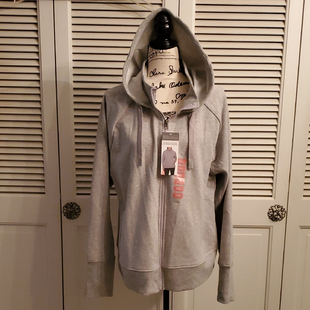 Gray Zip-Up Hoodie